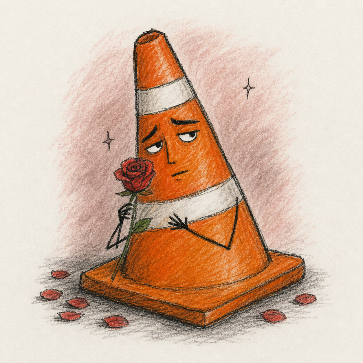 Parking Cone Love Portrait preview