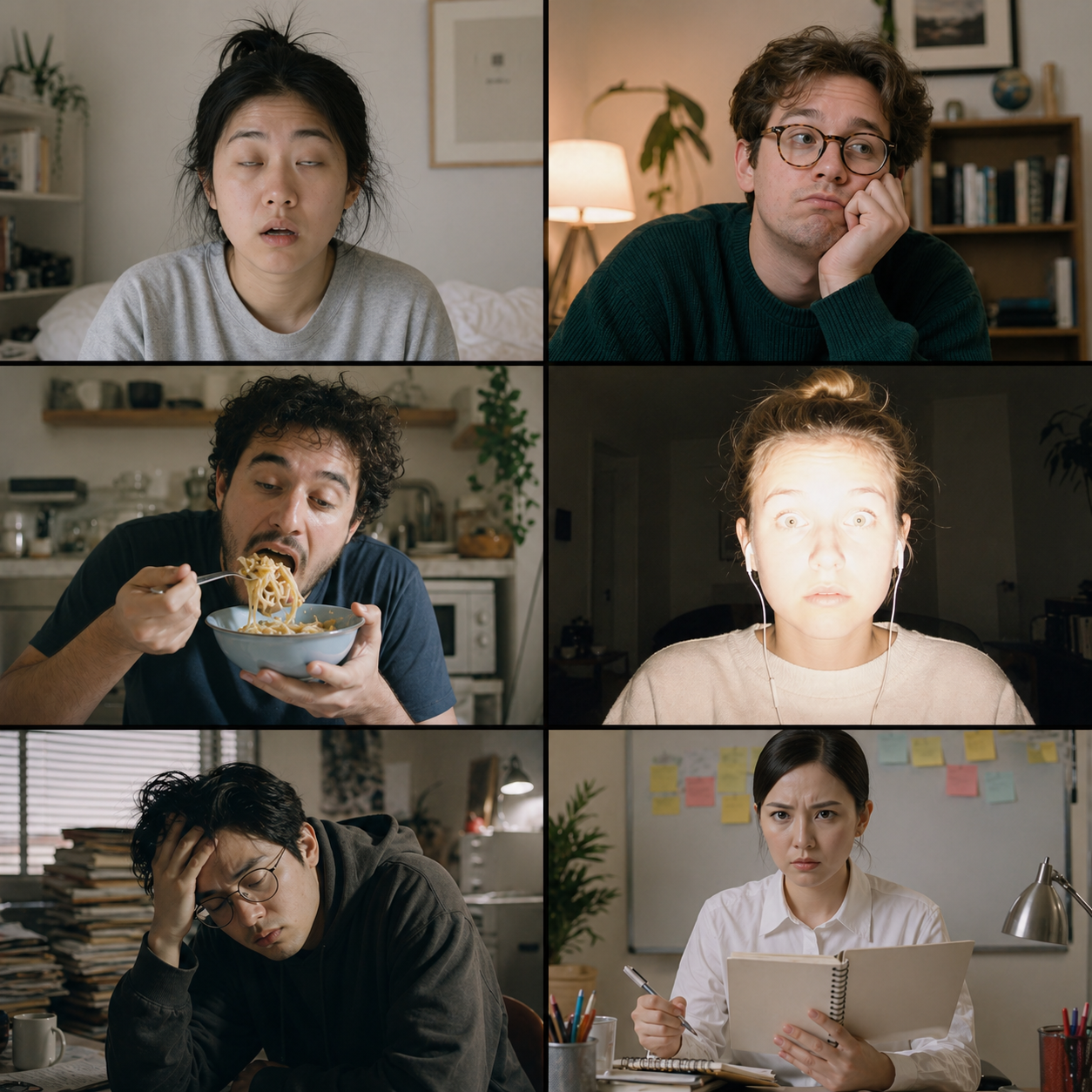 Too Honest Zoom Call Grid preview