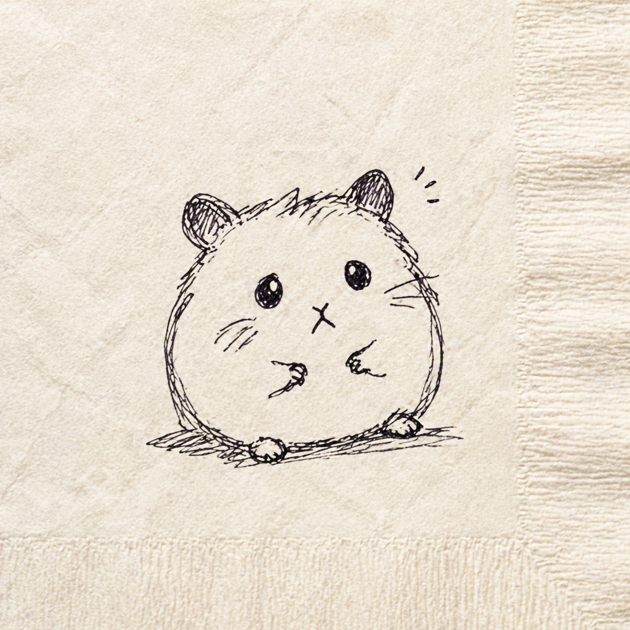 Napkin Hamster Scribble preview