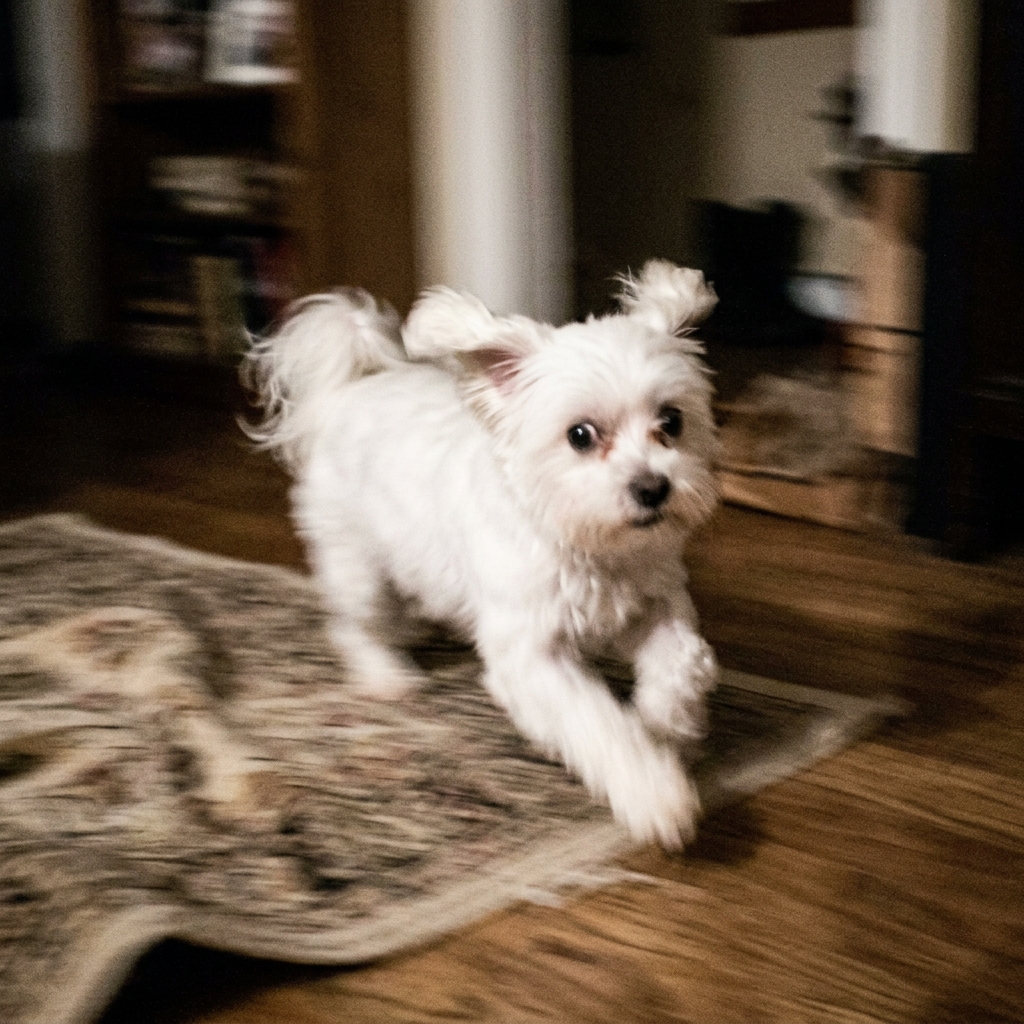 Blurry Panic Running Dog preview