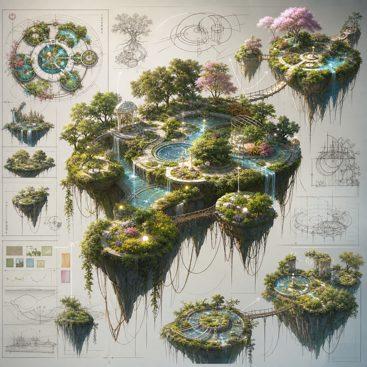 Floating Island Garden Plan preview