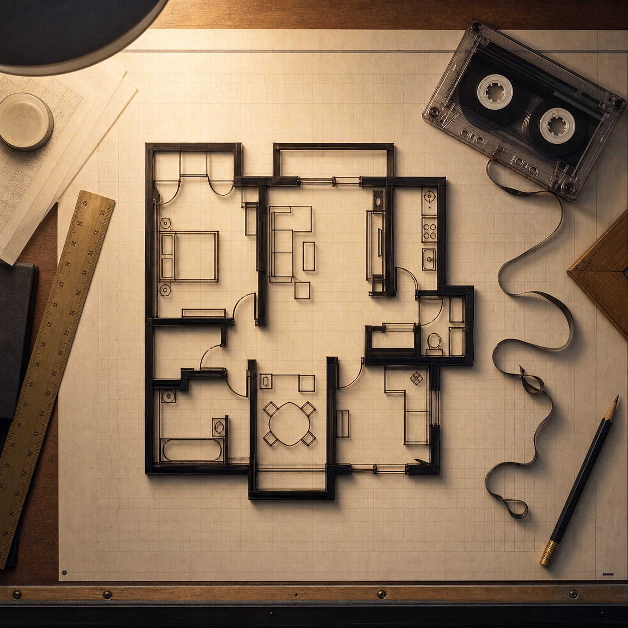 Cassette Tape Floor Plan preview