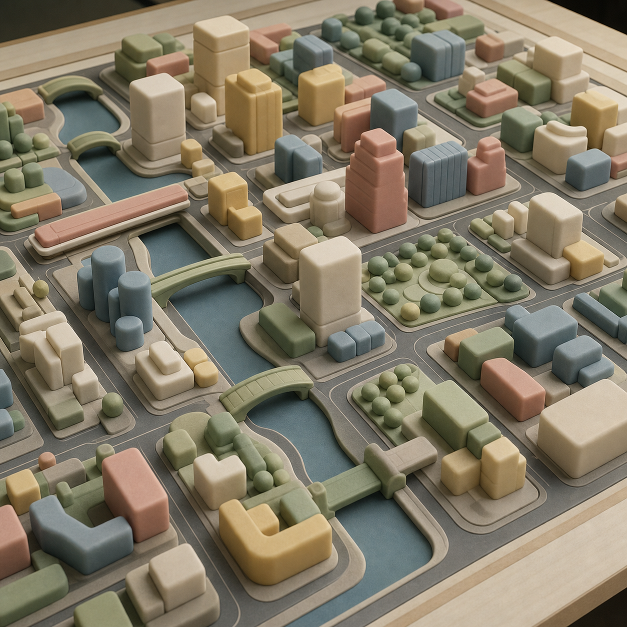 Rubberized City Model preview
