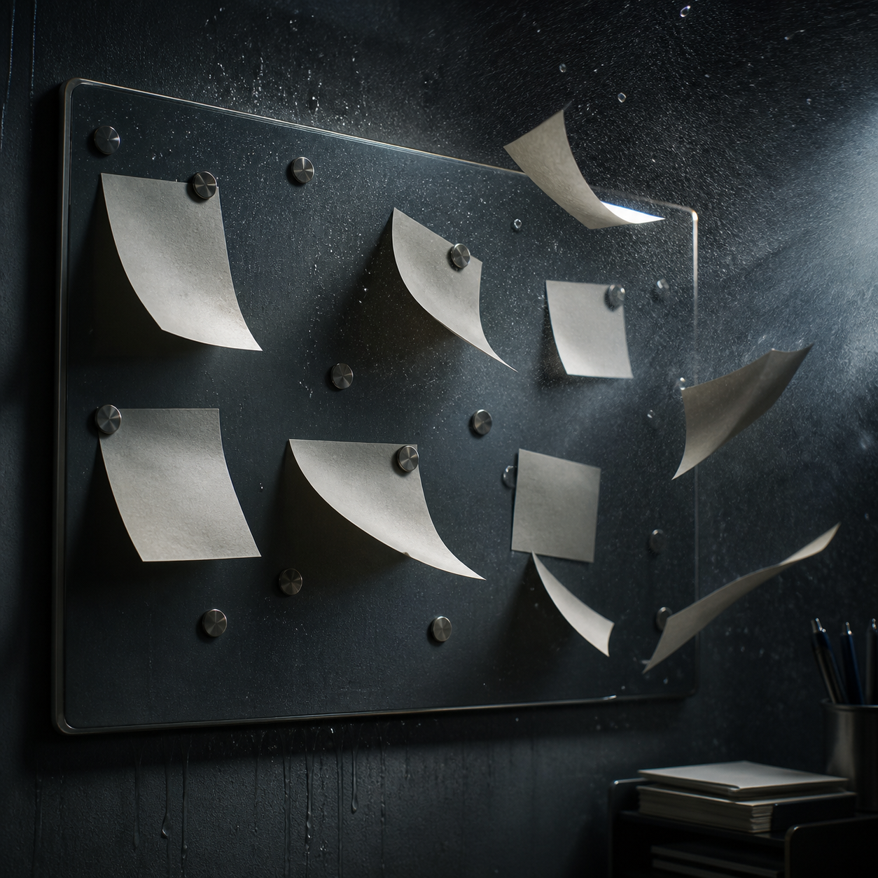 Magnetic Memo Board Storm preview