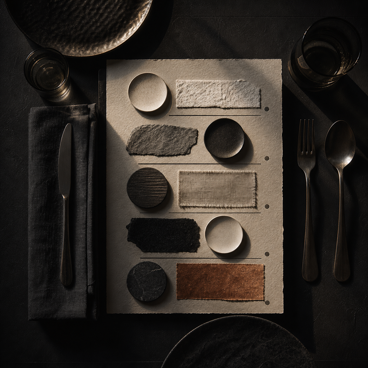 Blackout Restaurant Menu Without Food preview