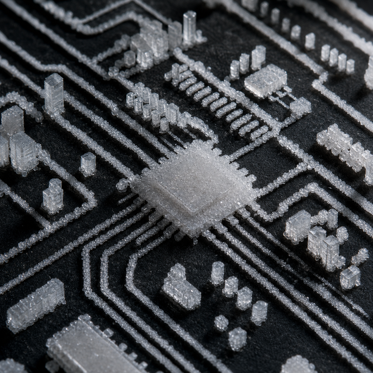 Salt Crystal Circuit Board preview