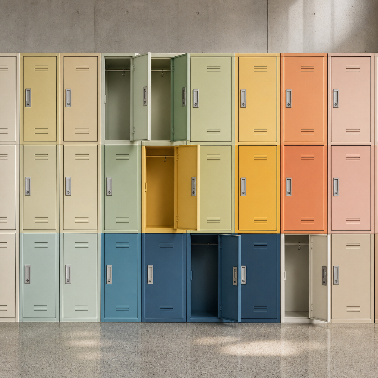 Color-Field Public Lockers preview