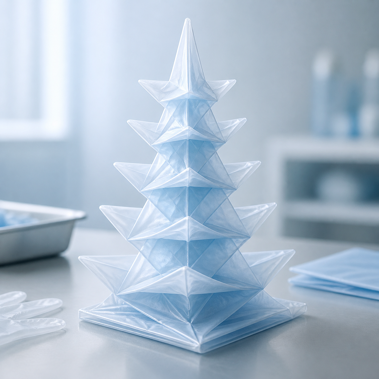 Glove Origami Tower preview