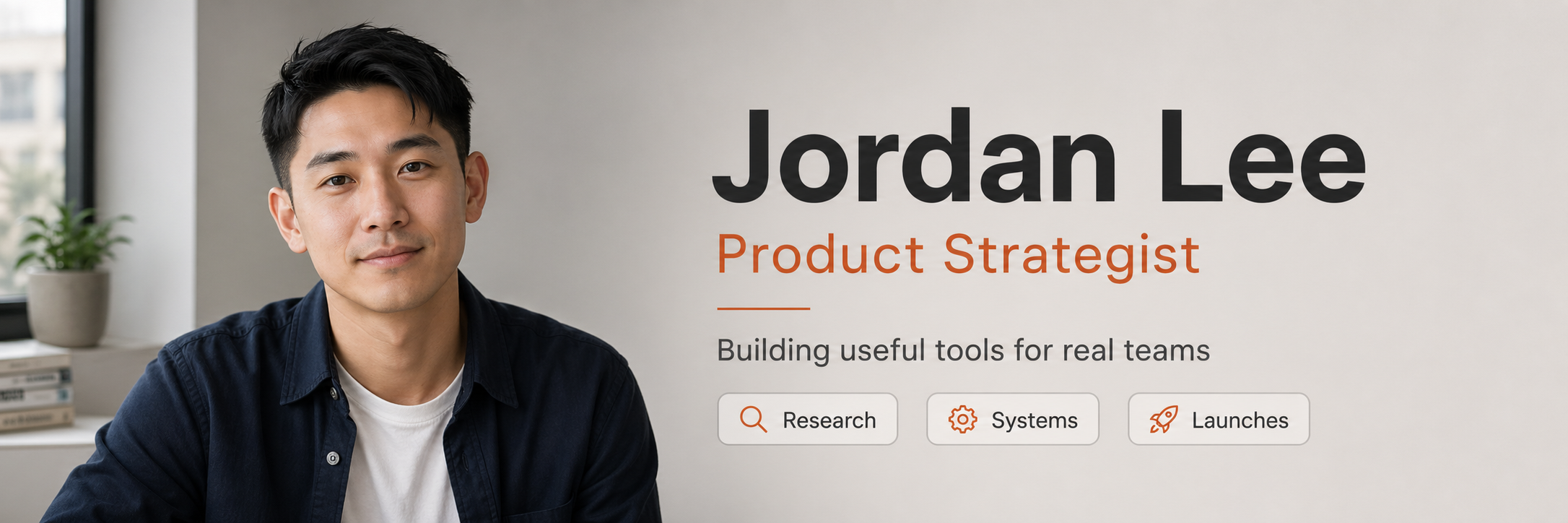 Minimal LinkedIn Profile Banner preview