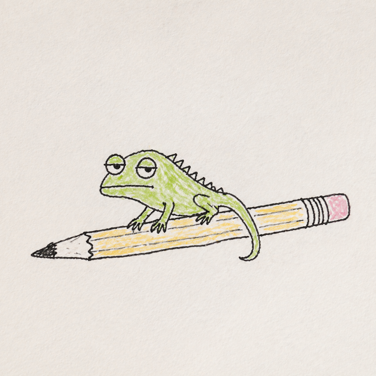 Lizard, Textbook Margin Doodle preview